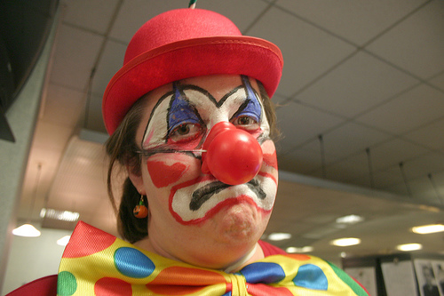 Sad Clown, by Mel B.