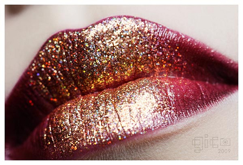 glitter lips by snowkei