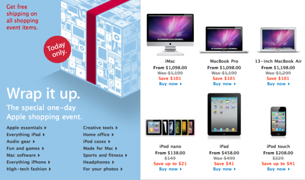 Apple's Black Friday Deals: Sufficiently Interesting – TechCrunch