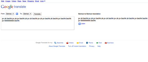 google translate into google beatbox