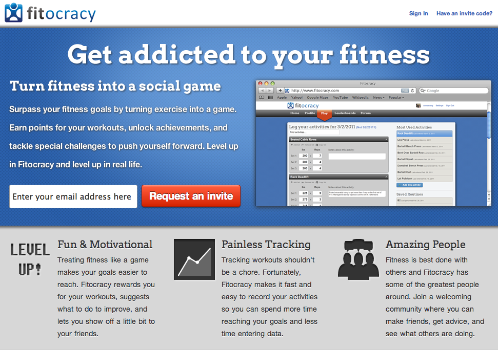 Fitocracy Brings Games And Social To Your Workouts Invites Within
