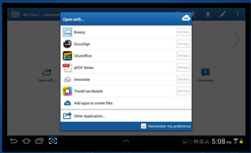box onecloud android