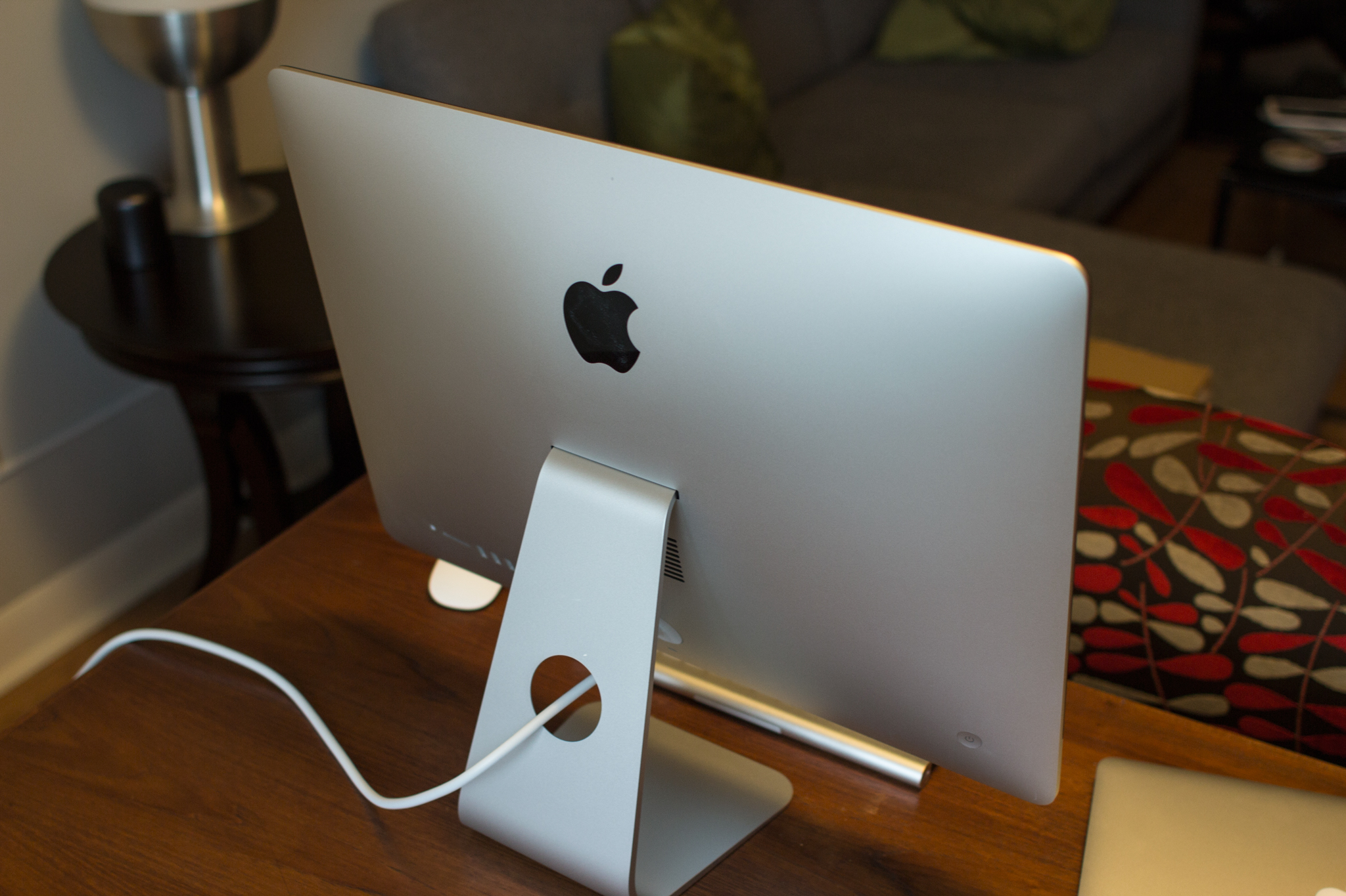 21.5-inch 2012 iMac, from the back