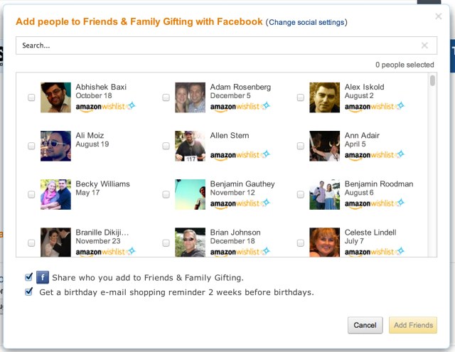 Amazon.com _ Friends & Family Gifting