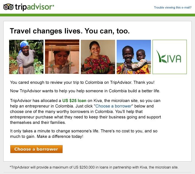TripKiva email screenshot Done