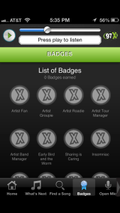 97x badges