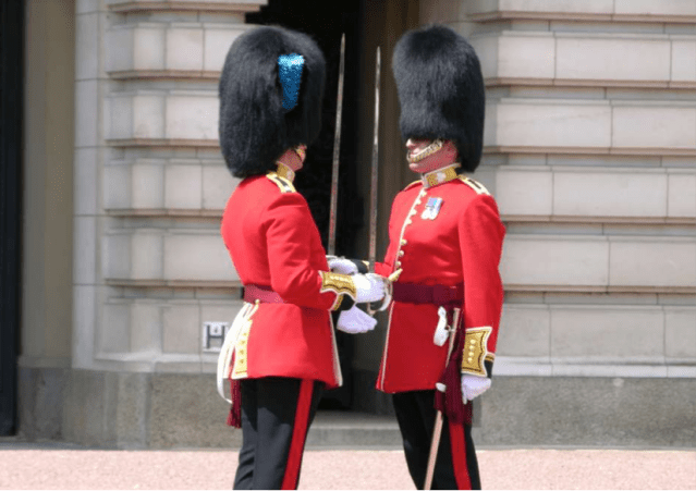 changing guards