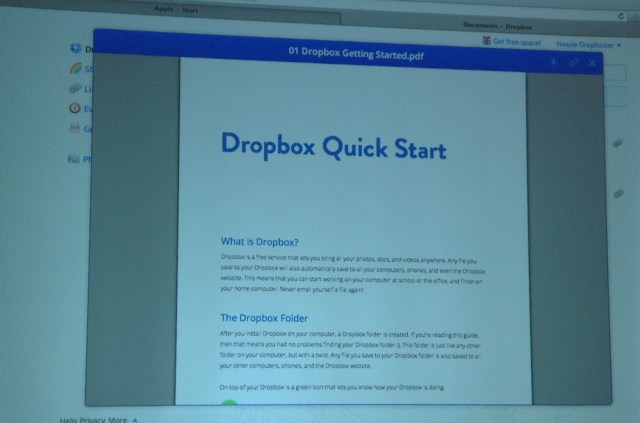 Dropbox Quick Start