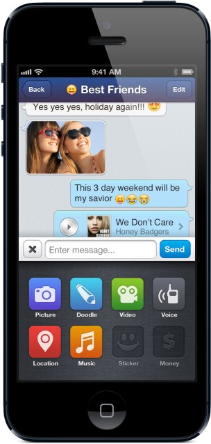 MessageMe iOS3