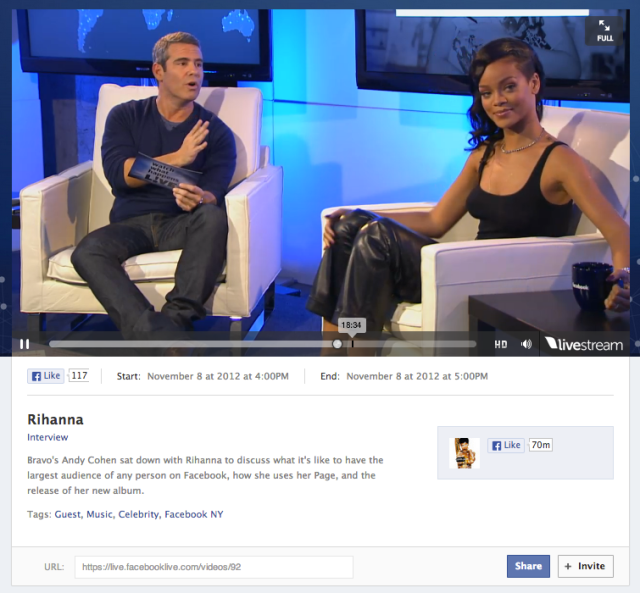 Facebook Live Screenshot