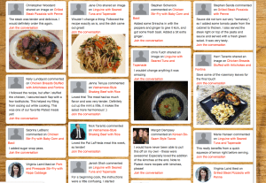 Plated's new social recipe site (click to enlarge)