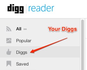 Diggs in reader
