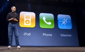 Jobs original iPhone launch
