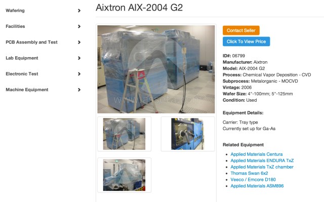 Used Aixtron AIX-2004 G2 for Sale | Asseta