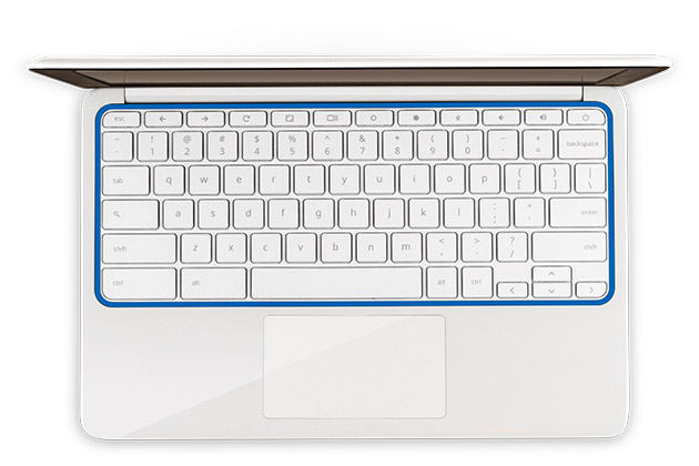 top-down-keyboard-blue