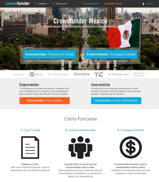 Crowdfunder Mexico