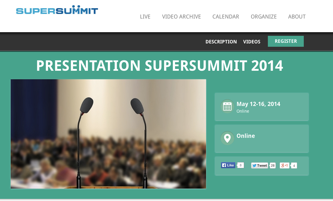 Presentation SuperSummit 2014