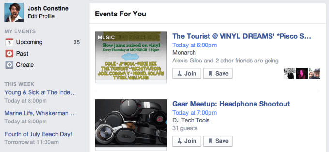 Facebook Events For You