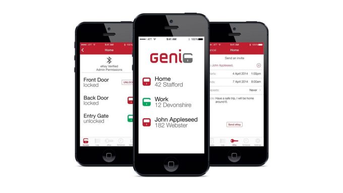 Genie Smart Lock app