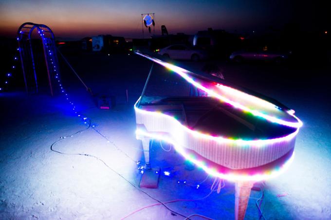 Burning Man Piano