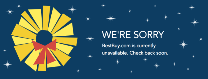 Best Buy S Website Crashes Hard On Black Friday Techcrunch