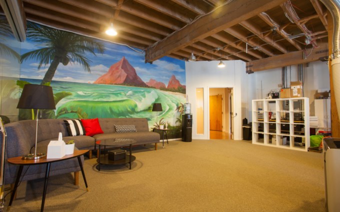 Rothenberg Ventures' office where the River VR accelerator class will work together