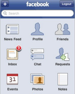An early Facebook For iOS App