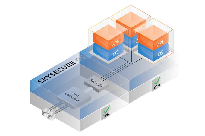 Skyport's Diagram of the SkySecure System