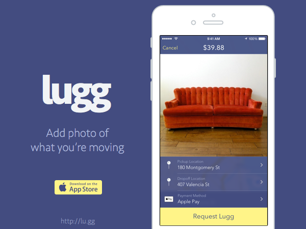 Lugg, An App For OnDemand, ShortDistance Moves, Raises 3.8 Million