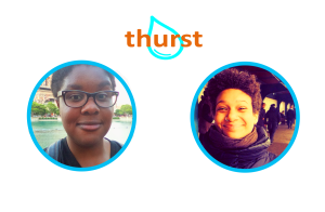 Thurst co-founders Morgen Bromell and Rosa Pergams