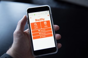 staffly mobile screen