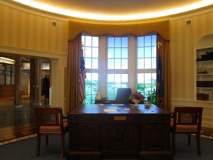 GitHub's offices with replica of White House Oval Office.