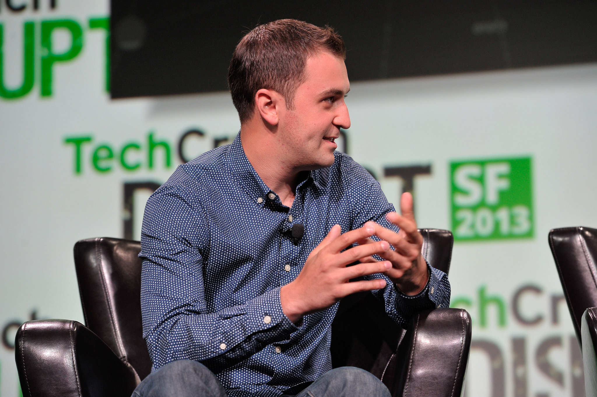 Lyft co-founder John Zimmer at TechCrunch Disrupt SF 2013.