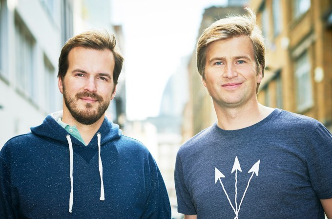 TransferWise founders (from left): Taavet Hinrikus and 