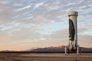 Recovered New Shepard rocket / Image courtesy of Blue Origin