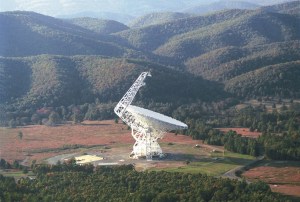 Green Bank Telescope in West Virginia / Image courtesy of the National Radio Astronomy Observatory