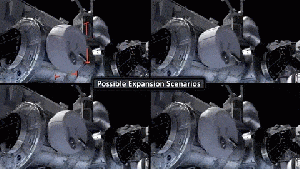 BEAM expansion/inflation on the ISS / Image courtesy of NASA