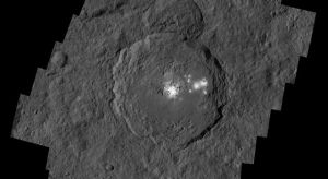 Occator Crater which contains the brightest spots on Ceres / Image courtesy of NASA