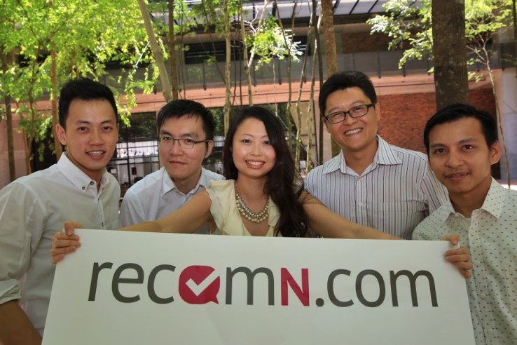 Malaysian startup RecomN's team