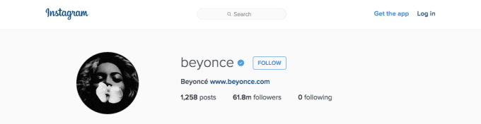 Beyonce Instagram