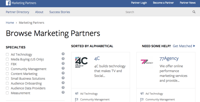Facebook Platform Partners