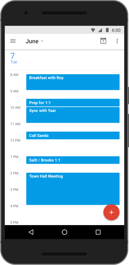 Google Calendar For Android Makes Scheduling Meetings On The Go Easier Techcrunch