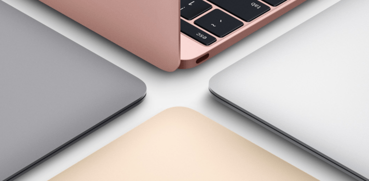 A fetching rose gold is the newest addition to the MacBook range