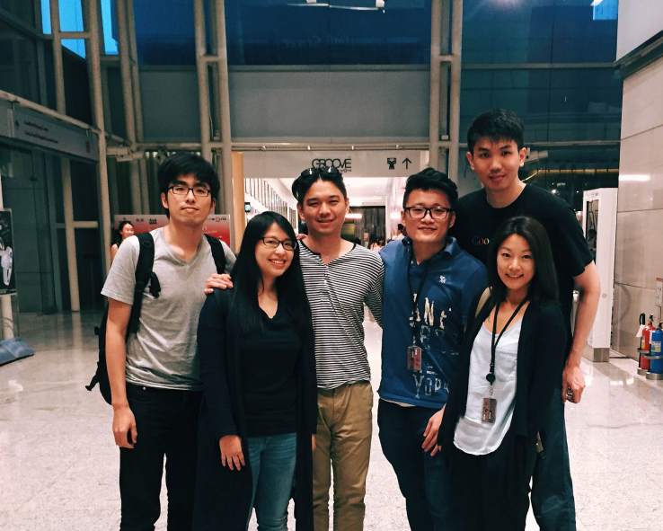 The six members of startup Woomoo's team