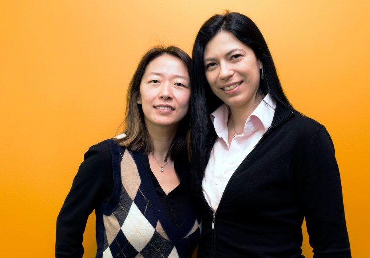 Amy Du, left, and Daniela Braga, co-founders of DefinedCrowd.