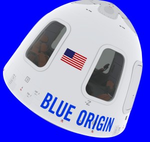 New Shepard crew capsule / Image courtesy of Blue Origin