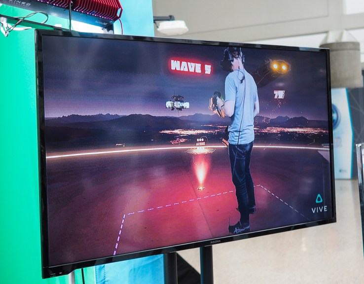 Another successful VR demo, at HTC, that showed room scale gaming that actually worked.