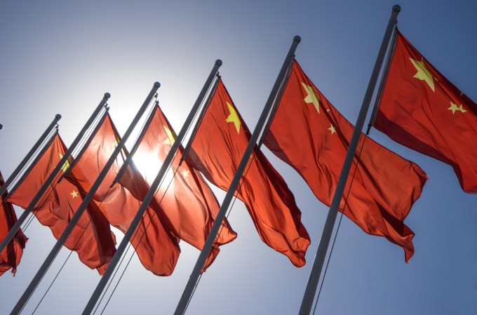 shutterstock china flags