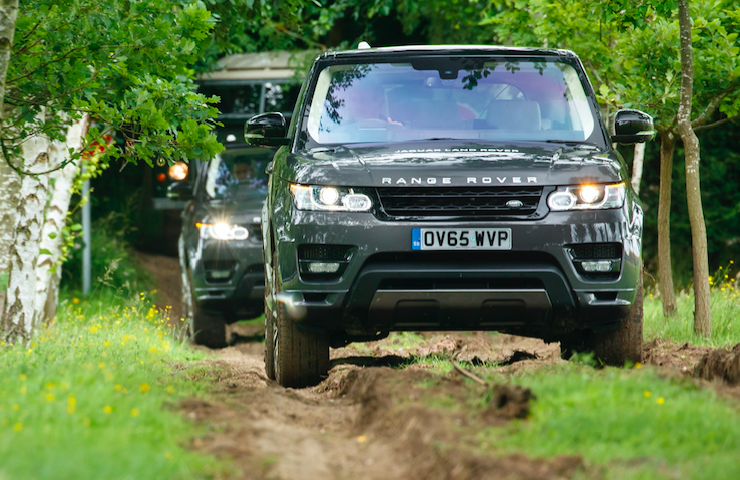 Land Rover testing