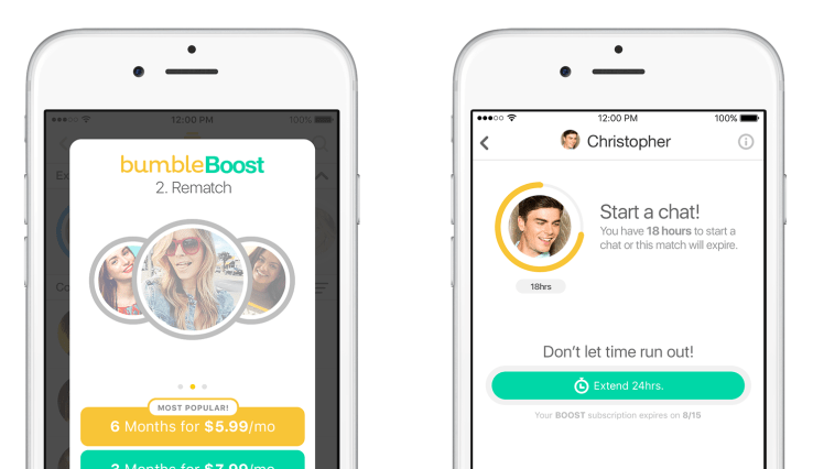 Bumble is finally monetizing with paid features to better help you find a  match | TechCrunch